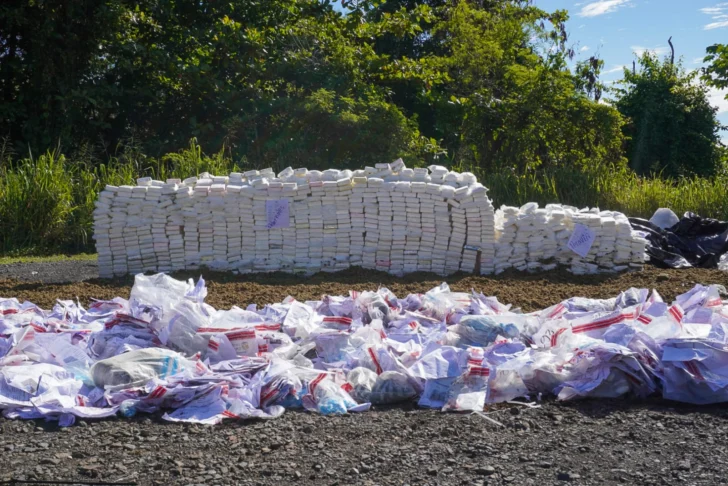Inacif destruye más de 13 toneladas de drogas en cuatro meses, con Peravia y Pedernales como epicentros del narcotráfico