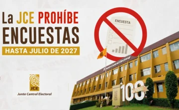 La JCE prohíbe publicación de encuestas electorales hasta julio de 2027