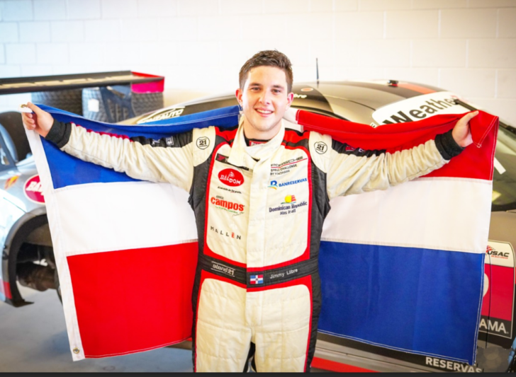 Jimmy Llibre representará la bandera dominicana en Sebring como único latino en la categoría PRO del GT4 America 2026