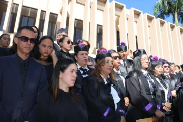Jueces paralizan labores en San Francisco de Macorís y reclaman mejoras salariales y más personal