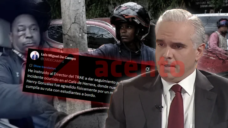 Ministro instruye seguimiento a agresión de motoristas contra conductor del Trae en El Café de Herrera