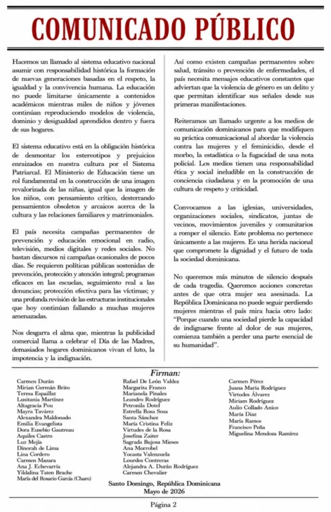 Exigen al Estado que deje de normalizar la violencia contra las mujeres