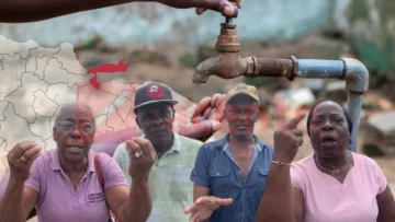 Comunidades de Samaná protestan frente a acueducto por escasez de agua potable Comunidades de Samaná protestan frente a acueducto por escasez de agua potable
