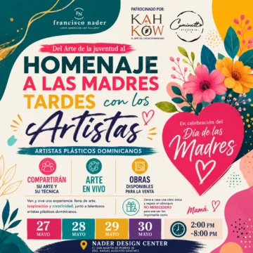 Tardes con los Artistas reunirá a creadores dominicanos en homenaje al Día de las Madres