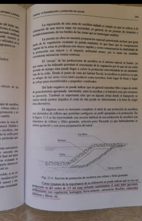 Gaviones vs. Enrocados (Riprap)