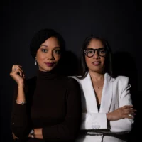 Indhira Suero y Elvira Lora
