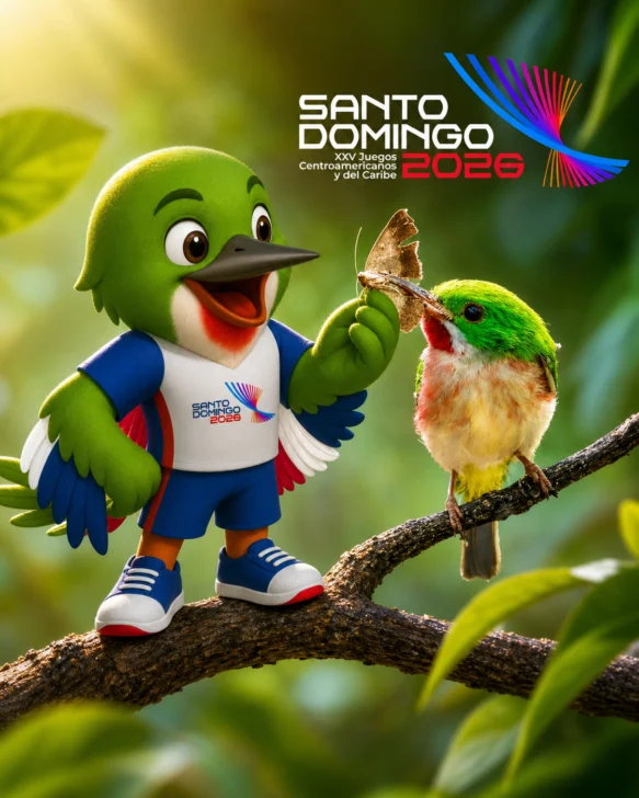 Colí, el pequeño barrancolí que se convirtió en la mascota de Santo Domingo 2026