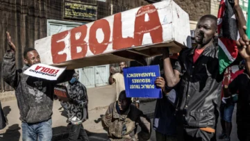 “No al ébola aquí”: protestas en Kenia contra un futuro centro de cuarentena estadounidense “No al ébola aquí”: protestas en Kenia contra un futuro centro de cuarentena estadounidense