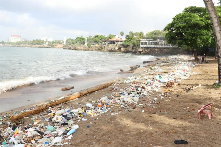 Policía limpia playa Montesinos y marca récord de recolección de residuos y desechos plásticos