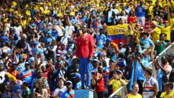 Lumumba Vea, el hincha estatua de RD Congo que causa sensación en el Mundial