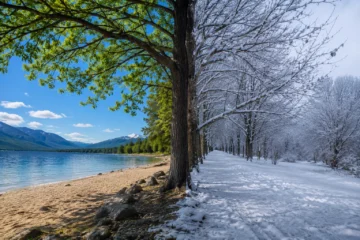 Celebran el inicio del verano en el norte mientras el sur entra en invierno