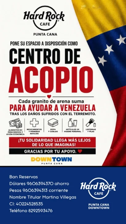 ¿Buscas centros de acopio para ayudar a Venezuela desde República Dominicana? Aquí te mostramos dónde donar y qué insumos necesitan