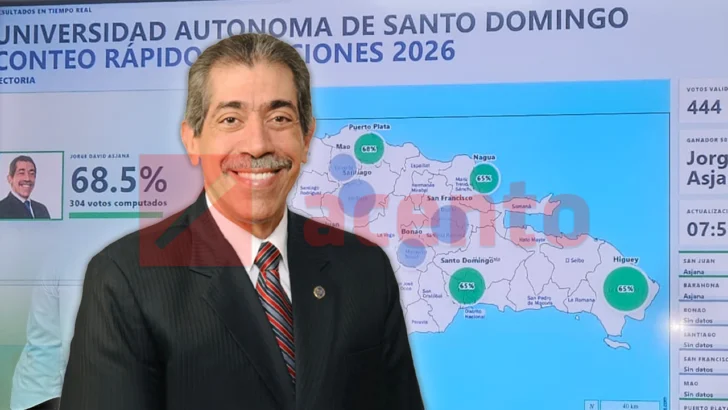 Conteo rápido da ventaja a Jorge David Asjana en primeros resultados por la Rectoría de la UASD