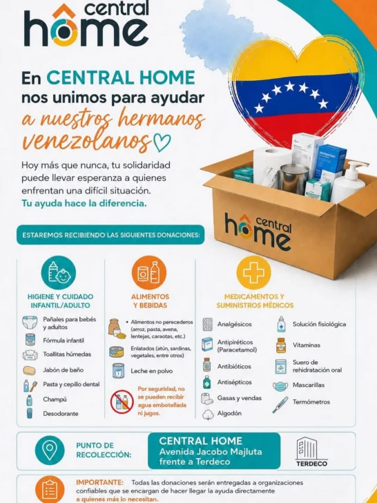 ¿Buscas centros de acopio para ayudar a Venezuela desde República Dominicana? Aquí te mostramos dónde donar y qué insumos necesitan