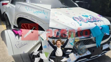 “¡Lo lograste!”: padres celebran fin de año escolar decorando vehículos para sus hijos