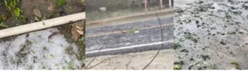 Granizada sorprende a San José de las Matas sin dejar daños de gravedad