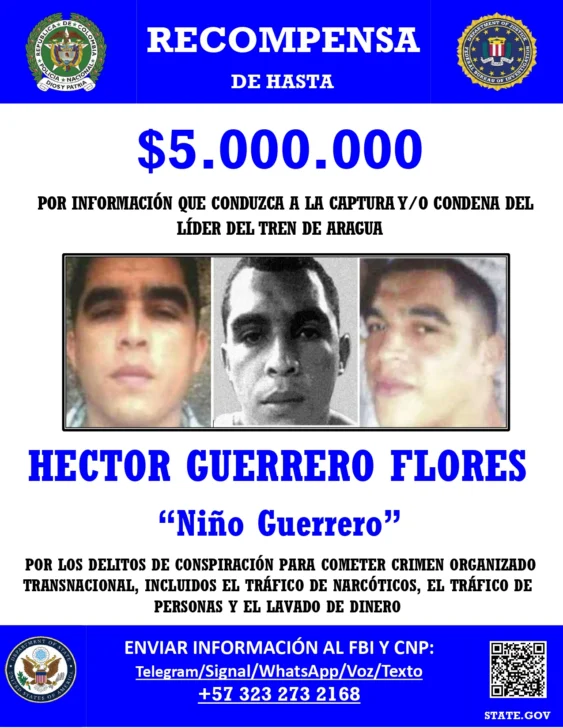 Trump anuncia la muerte del 'Niño Guerrero', el líder de banda venezolana Tren de Aragua