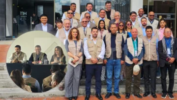 Guido Gómez Mazara inicia supervisión electoral en Colombia como jefe de misión de la COPPPAL