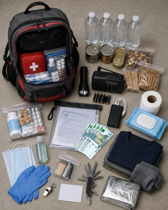 Cómo preparar un kit de emergencia ante desastres naturales y situaciones de riesgo