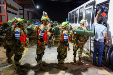 Llegan a Venezuela brigadas de España, El Salvador y México y jefe del Cuerpo de Marines