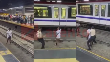 Mujer se lanza a los rieles del Metro en aparente crisis y provoca suspensión parcial en la línea 2 Mujer se lanza a los rieles del Metro en aparente crisis y provoca suspensión parcial en la línea 2