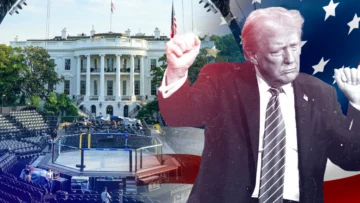 Pan y circo: artes marciales y pirotecnia, así fue el insólito show en la Casa Blanca por cumpleaños de Trump