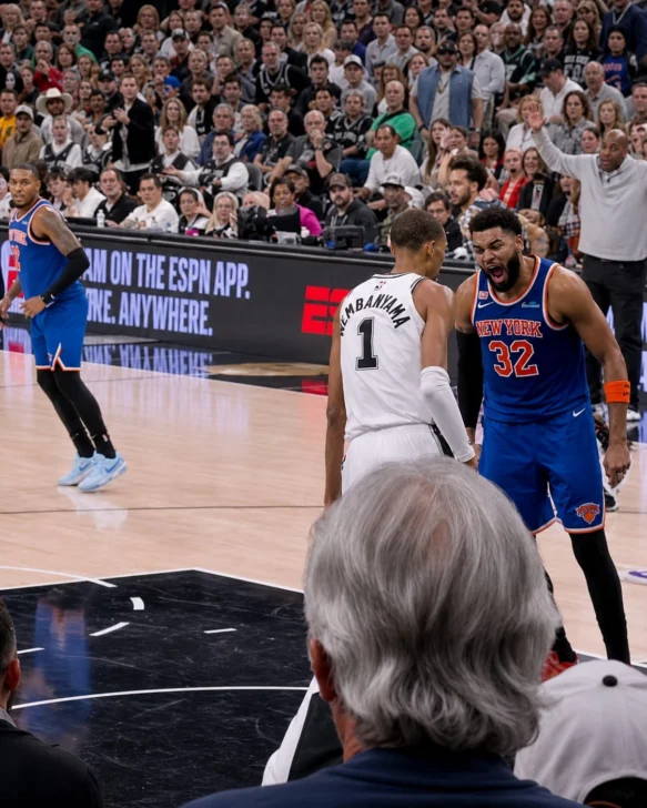 Finales NBA 2026: Karl-Anthony Towns lidera a los Knicks sobre los Spurs y pone la serie 2-0