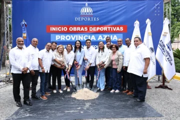 Kelvin Cruz anuncia construcción de cinco techados deportivos en Azua con inversión de RD$156 millones