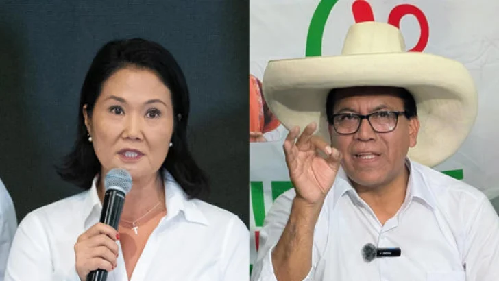 Sondeo ratifica empate entre Fujimori y Sánchez a pocas horas de la segunda vuelta en Perú