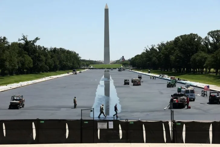 Trump construirá un paseo con su nombre junto al Monumento a Lincoln como parte de remodelación de Washington /Fuente externa Trump construirá un paseo con su nombre junto al Monumento a Lincoln como parte de remodelación de Washington /Fuente externa