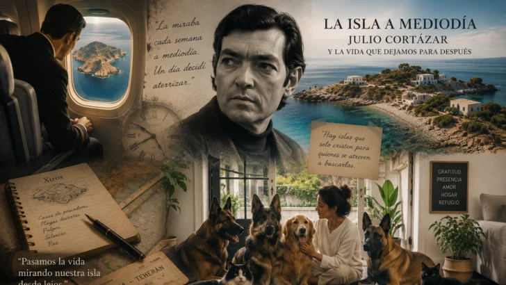La isla a mediodía: Julio Cortázar y la vida que dejamos para después