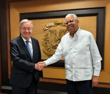 Jefe de la ONU llega a RD y agradece Jefe de la ONU llega a RD y agradece