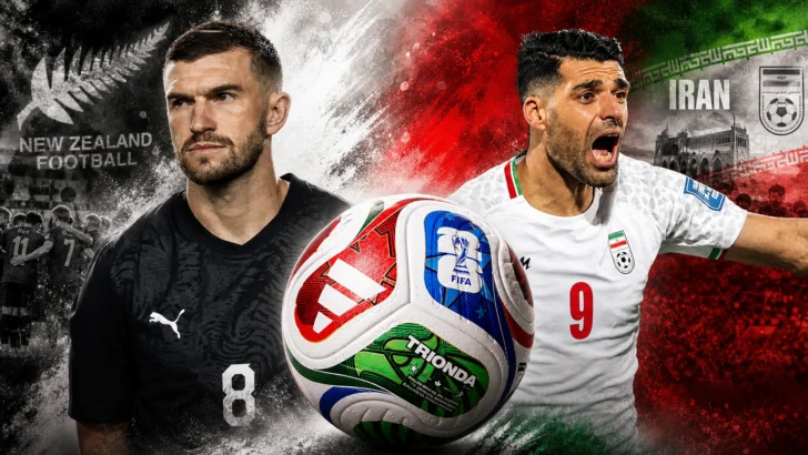 Irán y Nueva Zelanda firman un vibrante empate 2-2 en el partido con más goles de la jornada
