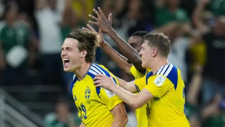 Mundial 2026: Suecia aplasta a Túnez con una goleada 5-1 en su estreno
