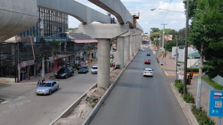 Tramo de UTESA donde se espera funcione el Monorriel de Santiago. 