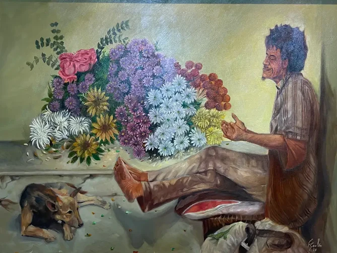 Pepe Grullón: flores de fuego como ofrenda a lo cotidiano Pepe Grullón: flores de fuego como ofrenda a lo cotidiano