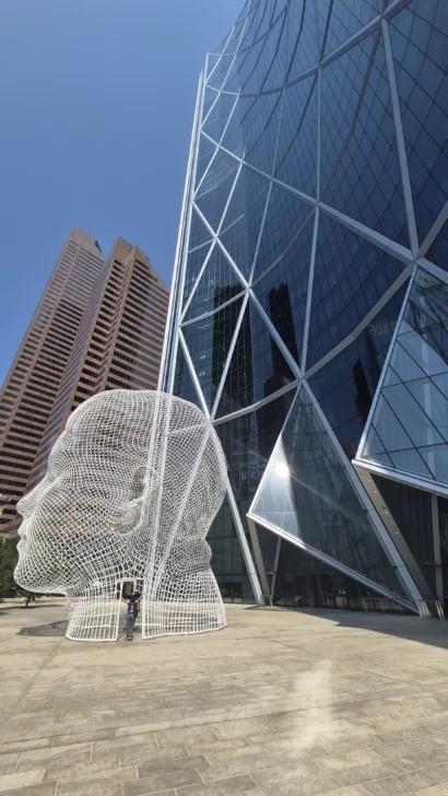 Wonderland, la obra de arte más fotografiada de Calgary, Canadá