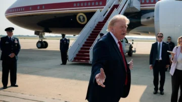 Donald Trump estrenó el polémico nuevo Air Force One donado por Qatar, el mejor jamás construido