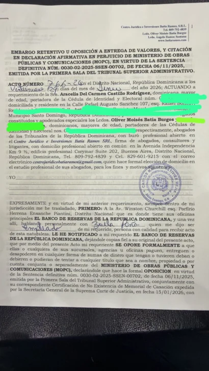 Tribunal cita a ministro Estrella por desacato a sentencias laborales Tribunal cita a ministro Estrella por desacato a sentencias laborales