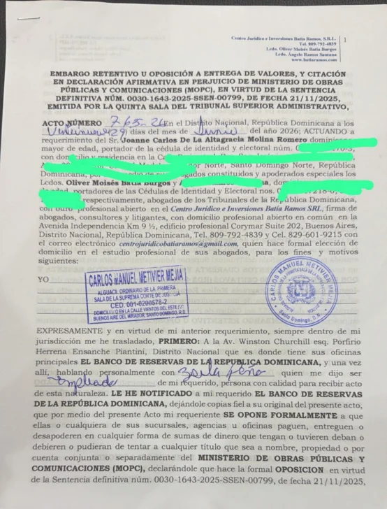 Tribunal cita a ministro Estrella por desacato a sentencias laborales Tribunal cita a ministro Estrella por desacato a sentencias laborales