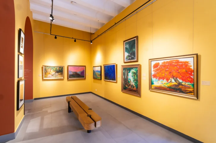 La exposición fue presentada por el Centro Cultural Taíno Casa del Cordón con obras de la Colección Banco Popular Dominicano.