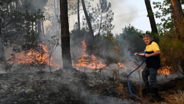 Más de 220.000 evacuados en Francia por un incendio forestal gigantesco