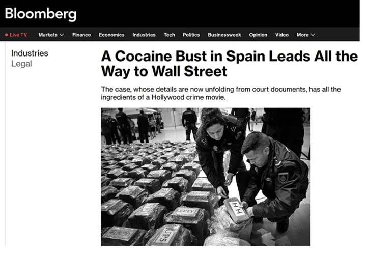 El mayor decomiso de cocaína en España destapa red narcolavado con vínculos en Wall Street y la familia Borbón