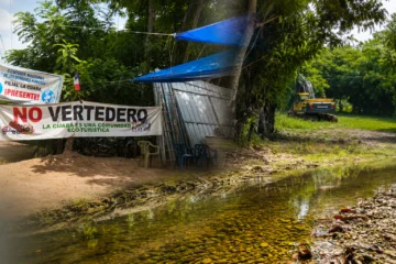 Comunitarios cumplen 91 días de protesta contra proyecto de vertedero en La Cuaba, Pedro Brand