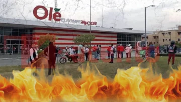 Conato de incendio obliga a evacuar supermercado Olé de la Jacobo Majluta