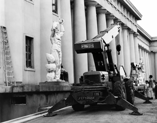 Reconstruidas digitalmente las esculturas de Prats Ventós, del Palacio de Bellas Artes, que fueron destruidas en 1969 