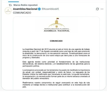 Chavismo y antichavismo anuncian inicio de plan de trabajo en pro de la democracia Chavismo y antichavismo anuncian inicio de plan de trabajo en pro de la democracia