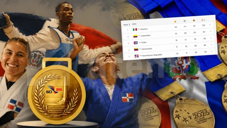 Así va el medallero en Santo Domingo 2026: con 48 medallas, RD ocupa quinto lugar