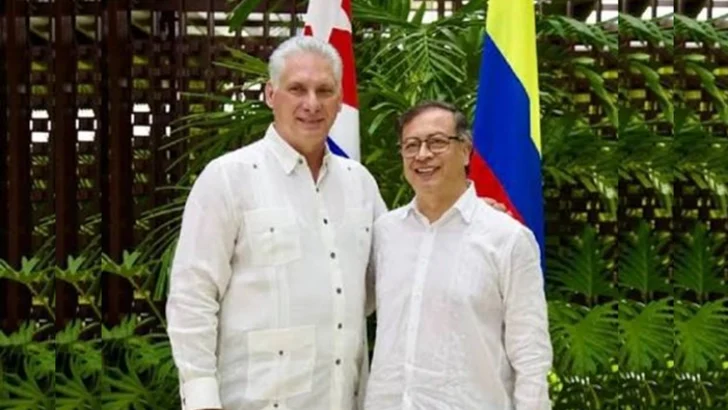 Petro a Cuba en su última visita oficial antes de dejar la Presidencia