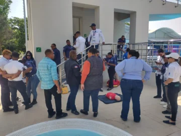 Santo Domingo 2026: Realizan simulacro de atención a heridos en el Complejo Acuático del Centro Olímpico Santo Domingo 2026: Realizan simulacro de atención a heridos en el Complejo Acuático del Centro Olímpico